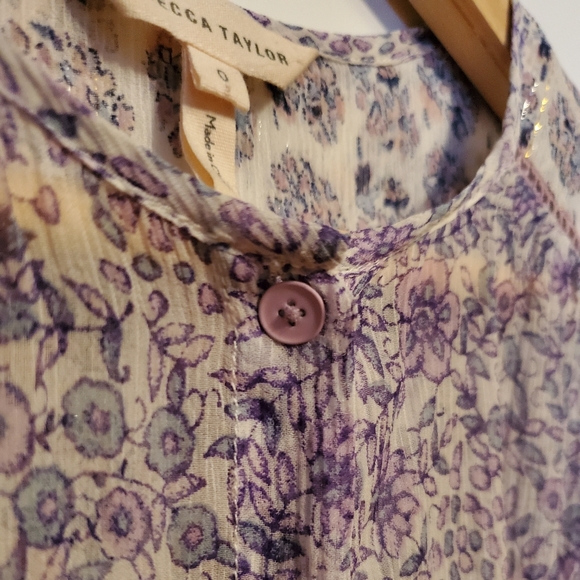 Rebecca Taylor silk blouse - Picture 3 of 8